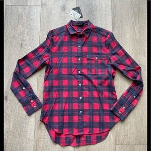 ATM Anthony Thomas Melillo Plaid Shirt